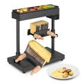 Klarstein Appenzell XL Raclette mit Grill 600 W Thermostat 2 Käseträger Schwarz