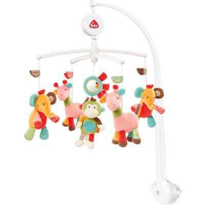 Mobile FEHN "Classic Stars, Safari Musikmobile", bunt, Mobilés, KinderB:40cm H:65cm, Softvelour, B:40cm H:65cm Image