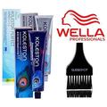 Wella KOLESTON Perfect Permanent Creme Haircolor 2 oz (with Sleek Tint Brush) (66/44 Intense Dark Blonde/Red Red)