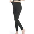 Aayomet Womens Yoga Pants Petite Compression Yoga Pants Power Stretch Workout Leggings with High Waist Tummy Control Black M