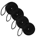 DC Cargo Mall 4 Marine-Grade Double-Braided Dock Lines | 1/2â€� X 15â€™ Double-Braided Nylon Dock Line with 12â€� Eyelet | Dock Line for Boats