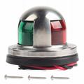 12V Red Green LED Navigation Signal Light Lamp Waterproof For Marine Boat Yacht