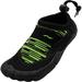 NORTY Boys Water Shoes Child Male Lake River Shoes Black Lime 12