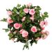 Pipe Rose Flower M 22 Hanging Rose Vine Vine Vine Living Room Flower 2.2 Wall Artificial flowers Winter Floral Winter Centerpieces Petals for Weddings Autumn Flowers Artificial