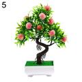 Artificial Plant 1Pc Artificial Fruit Tree Miniascape Wedding Party Home Office Desk Bonsai Decor Artificial Flower Fruit Tree Miniascape Restaurant Home Table Bonsai Decor