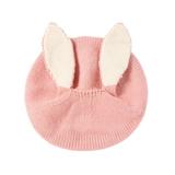 TAIAOJING Baby Beanie Knit Ski Hat Baby Girls Boys Soft Warm Knit Hat Winter Patchwork Rabbit Ear Cap Hat