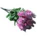 Flower Bush Bouquet Artificial Wedding Home Decoration Gift Decor Artificial flowers Leaves Artificial Flowers Artificial Flower Arrangements Flower Arrangements Artificial in Vase Artificial