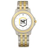 Men's Silver/Gold Cal State L.A. Golden Eagles Two-Tone Team Logo Wristwatch