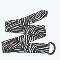 J. Crew Accessories | J Crew 100% Silk Zebra Print Belt | Color: Black/White | Size: S/M 41”