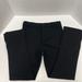 Zara Bottoms | Girls Zara Flat Front Stretch Tapered Adjustable Waist Pants | Color: Black | Size: Girls 13/14