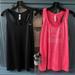 Under Armour Tops | 2 Under Armour Workout Tanks & Nwot Jaxx Water Bottle | Color: Black/Pink | Size: M