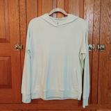 Athleta Shirts & Tops | Athleta Girls Mint Green Crunch Time Ribbed Pullover Hoodie | Color: Green/White | Size: Xxlg