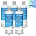 Waterdrop DA97-17376B HAF-QIN/EXP water Filter Replacement for Samsung DA97-08006C RF28R7201SR RF28R7351SG WD-F45 Replacement Water Filters NSF 42 Certified (5 PACK)