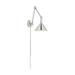 Nuvo Lighting Delancey Swing Arm Lamp Polished Nickel with Switch