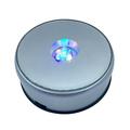 Colorful 3D Home USB Crystal Lamp Holder LED Crystal Light Stand Changing Light Stand LED Display Base B