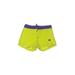 Nike Athletic Shorts: Green Color Block Sporting & Activewear - Kids Boy's Size 8