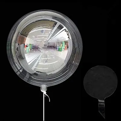 Ballon Transparent à Bulles Bobo LED à Air Clair Hélium Décoration de ixd'Anniversaire de