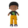 OZZZ-Jouets en peluche Black Reborn Butter pour garçon poupées douces afro-américaines chiffon en