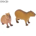 Capybara-Figurines en PVC pour enfants modèle d'animaux figurines à collectionner décor réaliste