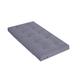 Futon coton + mousse mémoire anti-taches gris 90x200