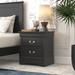 GALANO Louis Philippe 2-Drawer Bedside Table Cabinet Nightstand w/Drawers Storage
