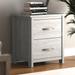 GALANO Layton 2-Drawer Bedside Table Cabinet Nightstand w/Drawers Storage