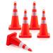 Costway 10 Pack Traffic Safety Cones 28''PVC Orange Cones W/ - See Details