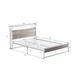 Full Size Metal Platform Bed Frame with Sockets, USB Ports