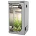 Costway 36''x36''x72'' Mylar Hydroponic Grow Tent w/Observation Window