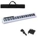 Sonart 88 Key Portable Digital Piano MIDI Weighted Keyboard Key Beginner White