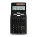 Sharp EL-506TSBBW 12-Digit Engineering/Scientific Calculator with Protective Hard Cover Battery and Solar Hybrid Powered LCD Display Great for Students and Professionals Black