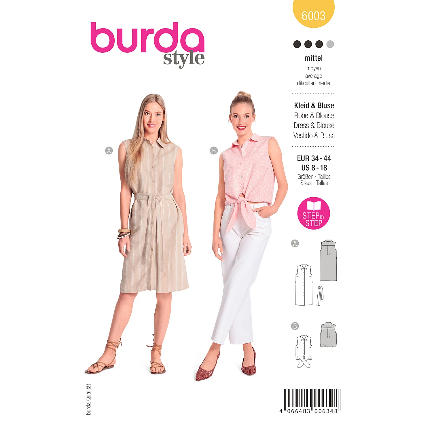 burda Patron 6003 "Robe/blouse Lisa