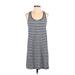 Old Navy Casual Dress - Shift: Blue Stripes Dresses - Women's Size Small