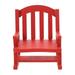 Wooden Miniature Chair European Rocking Chair Model Mini House Accessory