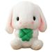 Sitting Lop Eared Rabbit Rabbit Stuffed Bunny Animal with Carrot Soft Lovely Realistic Long-Eared Standing Pink Plush Toys For Girls 3-6 years