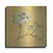 Luxe Metal Art Dogwood Blossom on Gold by Cheri Blum Metal Wall Art 12 x12