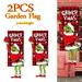 Decorations Hanging Flag Garden Decorations Wall Ornament Garden Ornaments Outdoor Lawn/Bar/Bedroom/Living Room/Shop Wall Hanging Flag Decoration for Christmas 2Piece