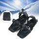 Fichiouy Snowshoes Skiing Snow Shoes Mini Ski Skates Boots Ski Skating Equipment Winter Outdoor Black