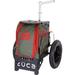 Dynamic Discs Compact Cart by ZÃœCA | Disc Golf Caddy | Disc Golf Bag Insert Included | Built-in Disc Golf Seat | Two Water Bottle Holders Included (Navigator Olive)