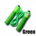 Exercise Tool Body Building Sports Accessories Fitness Accessories Jump Ropes Electronic Counting Anti Slip Handle Skip Rope GREEN PVC ROPE