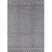 Ahgly Company Machine Washable Indoor Rectangle Industrial Modern Grey Gray Area Rugs 5 x 7