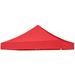 Holiday Savings 2022! Feltree Po-p Up Canopy Replacement Canopy Tent Top-Cover 6.56x6.56/8.2x8.2/9.84x9.84ft Replacement Canopy Cover For Instant Canopy Tent(without Bracket) Red Oxford cloth