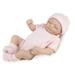 28cm Newborn Reborn Doll Cute Simulation Baby Dolls Soft Toddler Baby Lifelike Pretend Play Toys for Girls Children Birthday Christmas Present Educational Photo Props