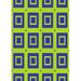 Ahgly Company Machine Washable Indoor Rectangle Transitional Green Yellow Green Area Rugs 8 x 10
