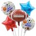 JeashCHAT Football Cup Christmas Party Decoration Football Rugby Baseball Glove Theme Party Decoration American Sports Carnival Aluminum Film Set