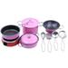 Pretend Set for Kids 11pcs Cooker Cookware & Accessories Set for Kids Recognition Toy Ability