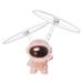 Baby Toys The Astronauts Flying Toy Hand Controlled Flying Toys Magic Led Lights Controller Mini Drone Flying Toy Fly Spinners for Kids Adults Indoor Outdoor Kids Toys Plastic Pink