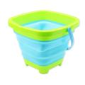 Unisex Kinder Oldable Buckets Shovels Sand Bucket Water Bucket Sandbox Square Summer Party Foldable Pail Bucket Silicone Collapsible Bucket Kids Beach Toys Travel Fitness Ball