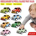 FZFLZDH Toys Pull Back Vehicles 8 Pack Mini Assorted Construction Vehicles & Race Car Toy Vehicles Truck Mini Car Toy for Kids Toddlers Boys Child Pull Back & Go Car Toy Play Set