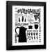 Fuqua Leslie 20x24 Black Modern Framed Museum Art Print Titled - Culinary Love 2